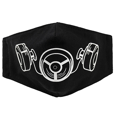 Маска с аппликацией многоразовая